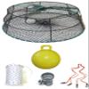 KUFA Sports Tower Style Prawn Trap with 400' Rope, Yellow Float, Vented Bait Jar & Harness Combo (CT79+PAM56+HA2) view 1