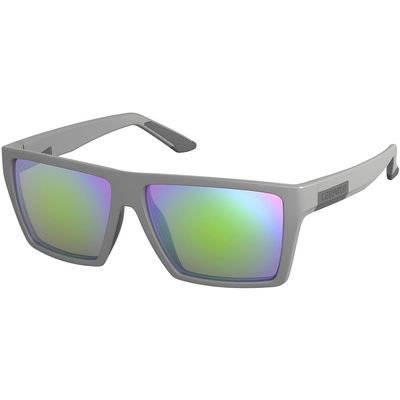 Leupold Refuge Performance Eyewear with Matte Gray Frames and Emerald Mirror Polarized Lenses