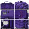 W WINTMING Sparklekle Military Tactical Backpack 45L 3 Day Assault Pack Waterproof Molle Hiking Rucksack for Men&Women (Purple) view 4