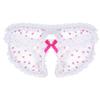 Lejafay Mens Nylon Hearts Print Sheer Sissy Panties Crossdress Lingerie Frilly Ruffled Gay Underwear Pink Medium view 1