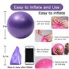 SWINILAYA Small Pilates Balls - 9 Inch Exercise Ball Physical Therapy for Between Knees for Rehab, Barre, Core, Stability & Yoga view 3