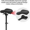 GLDYTIMES Scooter Saddle Compatible with Ninebot ES1 ES2 ES4 E22 Electric Scooter Foldable Shock Absorbing Seat Adjustable Height-Adjustable Ergonomic Seat view 4