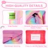 VASCHY Unicorn Backpack for Little Girls, Cute Rainbow Glitter Lightweight Water Resistant Preschool Backpack for Kids,Toddlers Kindergarten School Bag view 4