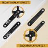BUCKLOS 104 BCD 30T Mountain Bike Single Speed Crankset170mm Square Taper Crankset with Narrow Wide Teeth Round ChainringSix Color,Bicycle Crank Arm Set view 2
