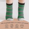 CozyWay Toddler Grip Socks - Non-Slip Gripper Soles for Active Play with Toddler Socks With Grippers - Breathable Soft Cotton Crew Style - 3T-5T, Blue/White Crew - Pack of 12 view 4