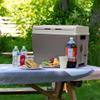 Koolatron 12V Electric Cooler/Warmer, 38L (40qt) Thermoelectric Car Fridge, Reversible Door, 12 Volt DC Connection, Plug In Iceless Portable Refrigerator, For Work Travel Vehicle Truck RV, Gray