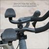 BBB Cycling Aero Bars Aluminium Tri Bars Arm Rest for Road Bike Two-Piece Handlebar AeroComfort BHB-59, Black, 35mm Height view 4