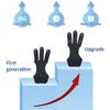 Seektop Archery Gloves Shooting Hunting Leather Three Finger Protector for Youth Adult Beginner (Update Black, L) view 2