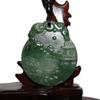 1.9" China Certified Nature Hetian Nephrite Jade Nice Landscape Hand Carved Necklace Pendant 0072 view 1