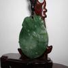 1.9" China Certified Nature Hetian Nephrite Jade Nice Landscape Hand Carved Necklace Pendant 0072 view 3