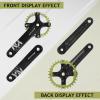 BUCKLOS 104 BCD 30T Mountain Bike Single Speed Crankset170mm Square Taper Crankset with Narrow Wide Teeth Round ChainringSix Color,Bicycle Crank Arm Set view 2
