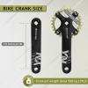 BUCKLOS 104 BCD 30T Mountain Bike Single Speed Crankset170mm Square Taper Crankset with Narrow Wide Teeth Round ChainringSix Color,Bicycle Crank Arm Set view 3