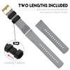 Ritche Christmas Gift 18mm Silicone Watch Band Compatible with GarminMove 3S Quick Release Rubber Watch Bands for Men Women, White Elephant Gifts, Stocking Stuffers for Men view 3