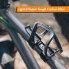 Granite Aux Carbon Fibre Bottle Cage with Strap Kit, Lightweight and Side Loaded Functions Cycling Bottle Cage for Extra Water Load Capacity view 2