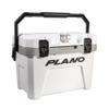 Plano Frost 21-Quart Hard Cooler, Includes Dry Basket, Small, White and Black, Durable, Insulated Ice Chest for Camping, Fishing, and Tailgating view 1