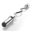 LIONSCOOL 25mm Grip EZ Curl Bar (Silver) view 1