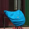 Harrison Howard Premium Dressage English Saddle Cover, Waterproof & Breathable Fleece-Lined Long Flap Saddle Protection Azure Blue view 4