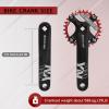 BUCKLOS 104 BCD 30T Mountain Bike Single Speed Crankset170mm Square Taper Crankset with Narrow Wide Teeth Round ChainringSix Color,Bicycle Crank Arm Set view 3