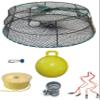 KUFA Sports Tower Style Prawn Trap with 400' Rope, Yellow Float, Vented Bait Jar & Harness Combo (CT79+PAP56+HA2) view 1