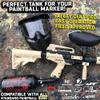 Maddog 48/3000 Aluminum Compressed Air HPA Paintball Tank with Regulator - Airgun Airsoft PCP - Fresh Hydro Date - Ships Empty - 3 Pack view 2