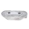 Azingysail Zinc Alloy Anode 65W-45251-00 for Yamaha Outboard Motor 8-60 HP 6E0-45251-12-00, 6E0-45251-11-00, 6E0-45251-10-0 view 2