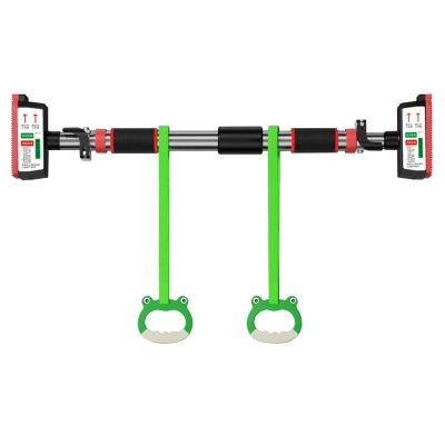 Pull-Up Bars Portable Wall-Mounted Horizontal Bar, Corridor Door Steel Pull-up Gymnastics Ring, 73-142cm/28.74-55.9in, Safe Bearing 250kg/551 Lbs (Size : 110-142CM)