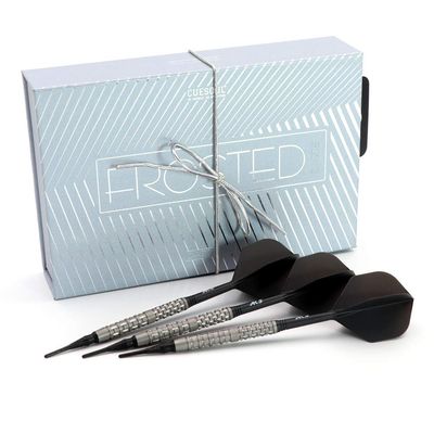 CUESOUL Dazzling Super Grip 20g Soft Tip 90% Tungsten Dart Set Frosted Surface with ROST Flights