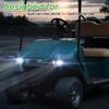 10L0L Upgrade Golf Cart Light Kit 12V-80V for EZGO TXT G&E, Headlight Taillight with Turn Signal Switch, Low High Beam, Blinker & Brake Light Switch Pad, Horn, Daytime Running Lamp (RGB Version) view 2