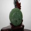 1.9" China Certified Nature Hetian Nephrite Jade Nice Landscape Hand Carved Necklace Pendant 0073 view 2