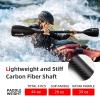 Abahub 1 x 4 Section Carbon SUP Paddle/Kayak Oar, Adjustable Stand up Paddleboard Paddles, Lightweight Carbon Shaft Black Plastic Blade view 2