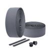 BBB Cycling Bike Handlebar Tape Road Bike I Foam Grip Bike Tape I Includes Handlebar Plugs I RaceRibbon BHT-01 Grey, 200 x 3 cm view 1