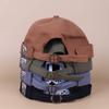 4UFIT Mens Visor-Less Cotton Skull Cap Retro Style Rolled Cuff Brimless Caps view 3