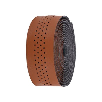 BBB Cycling, SpeedRibbon, Bike Handlebar Tape, Microfibre, Road, Urban, MTB Bicycles, Non-Slip, Includes Handlebar Plugs, BHT-12, Brown, One Size