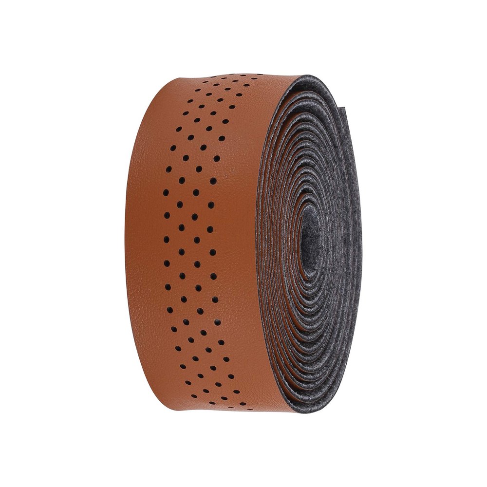BBB Cycling, SpeedRibbon, Bike Handlebar Tape, Microfibre, Road, Urban, MTB Bicycles, Non-Slip, Includes Handlebar Plugs, BHT-12, Brown, One Size