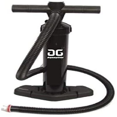 AQUAGLIDE Universal Hand Pump for Inflatable Kayaks Single and Double Action High Pressure 10 PSI Pump Built in Gauge