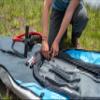 AQUAGLIDE Universal Hand Pump for Inflatable Kayaks Single and Double Action High Pressure 10 PSI Pump Built in Gauge view 2