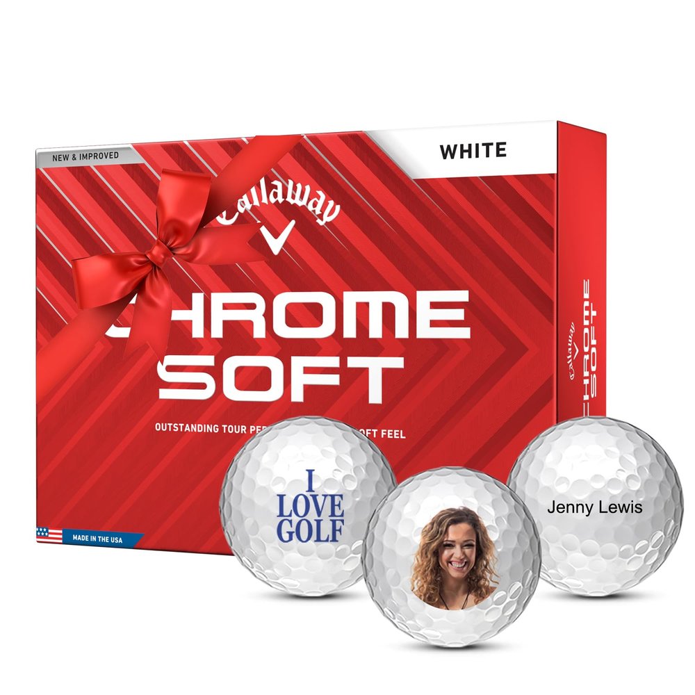 Callaway Chrome Soft Custom Personalized Golf Balls (One Dozen)