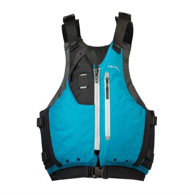 Astral Ceiba Life Jacket - USCG Type III PFD Adult Life Vest with BlueSign Approved Shell for Touring, Canoeing, Sailing, & Whitewater - Water Blue - Medium/Large
