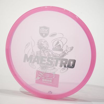 Discmania Active Premium Maestro Disc Golf Midrange Disc, Pick Color/Weight [Stamp & Exact Color May Vary] Pink 170-172 Grams