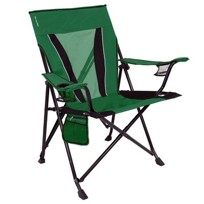 Kijaro Enjoy Versatile Folding Sports, Outdoor, Lawn Chair, Supports Up to 400lbs, Jasper Green