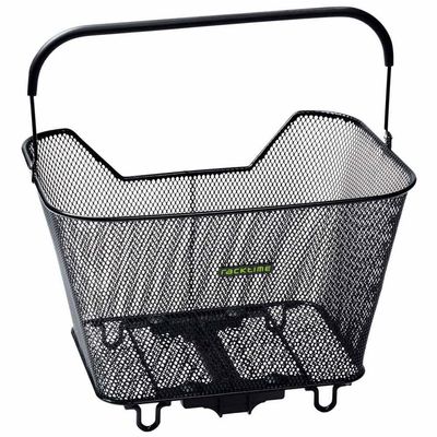 Tubus Unisex - Adult Racktime Baskit System Basket, Black, 42 x 30 x 27 cm