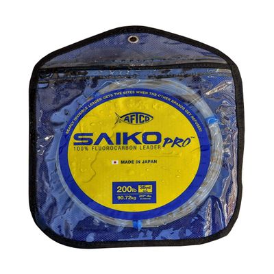 AFTCO Saiko Pro 35 Yard Flourocarbon Leader - Clear 220lb