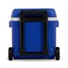Igloo 28 Qt Blue Wheeled Cooler with Locking Telescoping Handle view 3