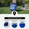 Igloo 28 Qt Blue Wheeled Cooler with Locking Telescoping Handle view 4