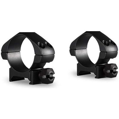 HAWKE Match Mount Rings Weaver Steel (30mm Low, With Nut)