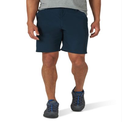 Performance Side Elastic Utility Short, Imperial Blue, 33