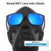 Mryok+ Polarized Replacement Lenses for Oakley New Whisker OO4141 - Ice Blue view 2