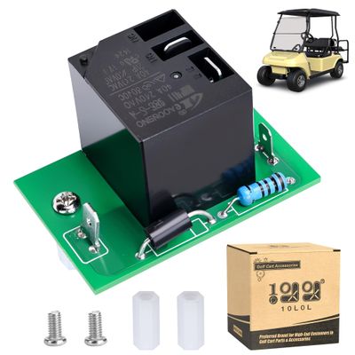 10L0L Golf Cart Charger Relay Repair Kit 48 Volt PD3 Power Drive3 Golf Cart for Club Car 2004+ Replaces 103428701 26560 26580