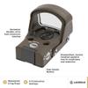 Leupold DeltaPoint Pro Red Dot Sight, 6 MOA Dot - Dark Earth finish view 3
