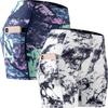 CADMUS High Waist Tummy Control Compression Shorts for Women Fitness Workout Running Shorts with Pockets23# Navy Pink & White Grey, Pack of 2, L view 1